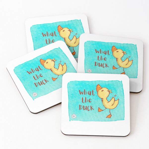 Item preview, What The Duck Yellow Duck | Little Duckers Collection | Fun With Ducks | Yellow Duckling designed and sold by The Misadventures of Jo.