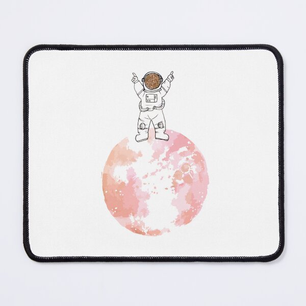 Item preview, Astronaut and the Moon | Dusty Pink Moon designed and sold by EPOOCH.