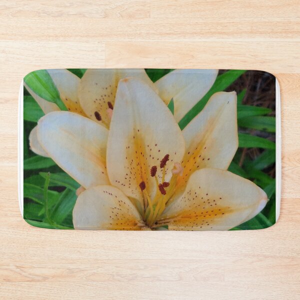 Item preview, Tiger Lily with Leaves Square Photo designed and sold by AliCatOriginals.