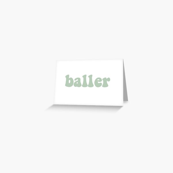 Baller Roblox Drawn | Greeting Card