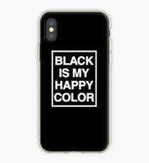 black is my happy color (Sana's Case) iPhone Case