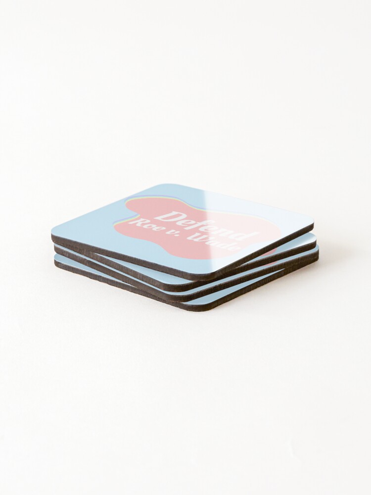 Thumbnail 4 of 5, Coasters (Set of 4), Defend Roe v. Wade designed and sold by Absolute-Garlic.