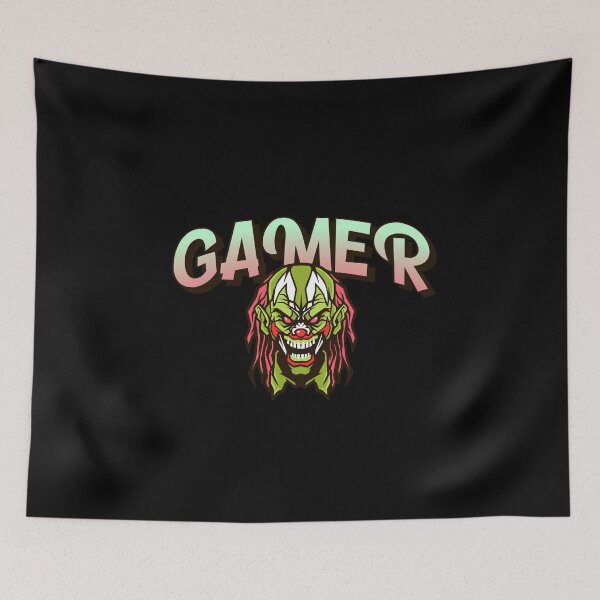 Item preview, Gamer with Devilish Clown designed and sold by PRIVARSHU.