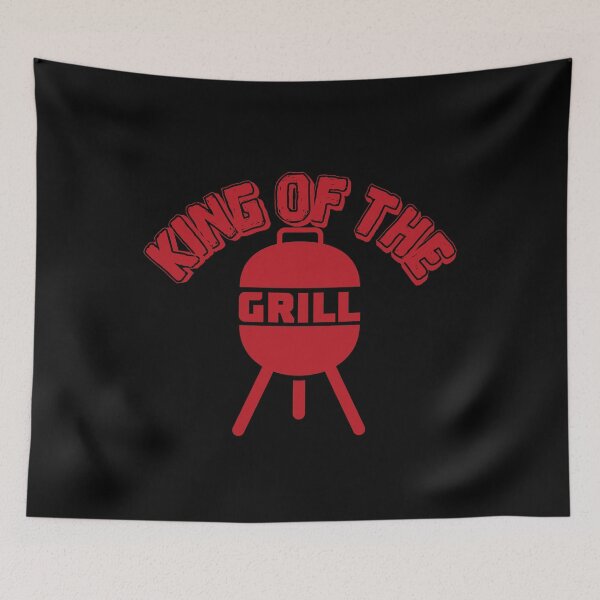 Item preview, KING OF THE GRILL T-SHIRT DESIGN designed and sold by Cosmowear.