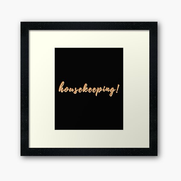 Item preview, Housekeeping designed and sold by TienSaUYG.