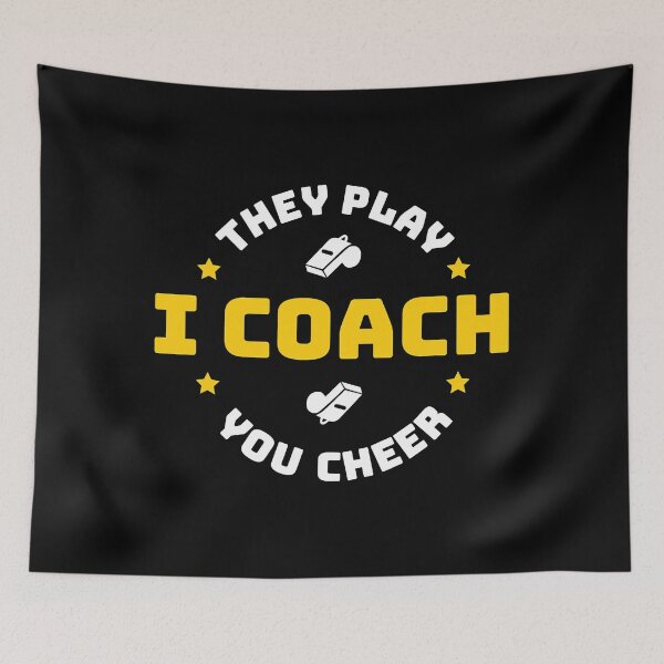 Item preview, I Coach They Play You Cheer designed and sold by ibarrbeat.