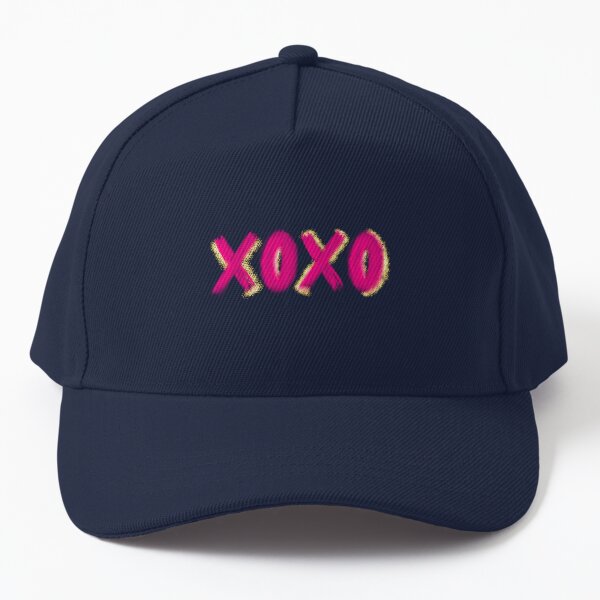 Xoxo Baseball Hat Light Pink