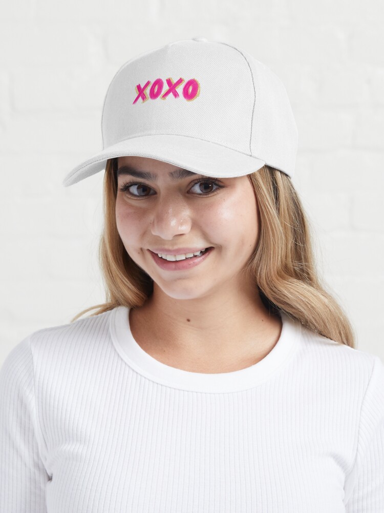 Xoxo Baseball Hat Light Pink