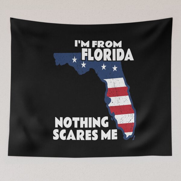Artikelvorschau, Beunruhigt bin ich vom Florida-Heimatstaat FL nichts erschreckt mich Design entworfen und verkauft von Merchking1.