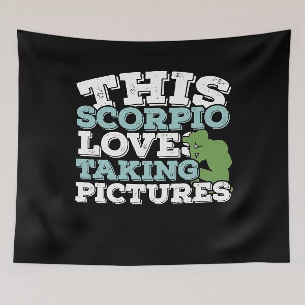 Item preview, Horoscope Zodiac Sign Scorpio Loves Taking Pictures designed and sold by TheCrazyBear.