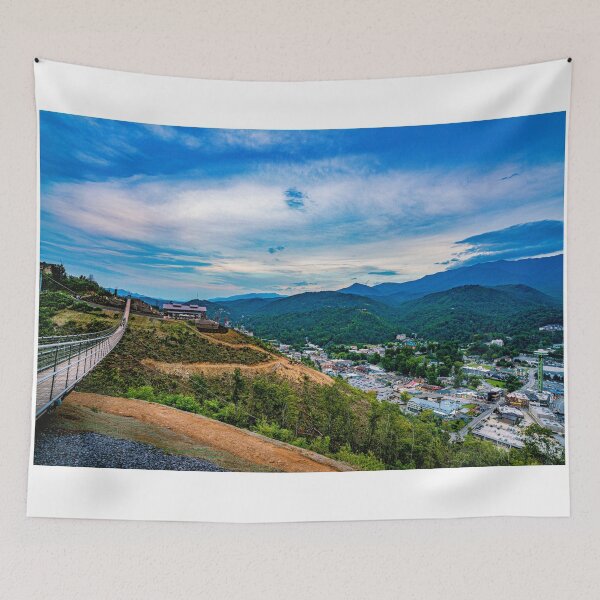 Item preview, View Of Gatlinburg Tennessee Smoky Mountains Skylift Park Skybridge designed and sold by DaveFilm.
