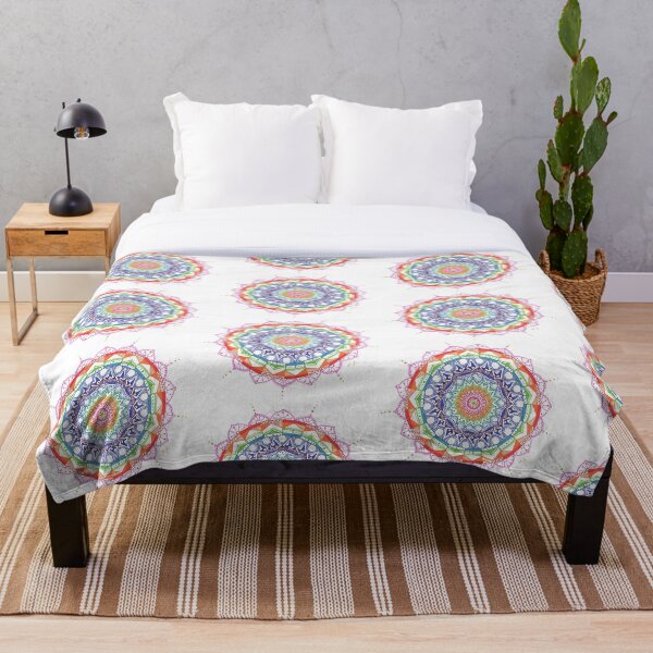 Artikelvorschau, Regenbogen-Mandala entworfen und verkauft von PathosArt.
