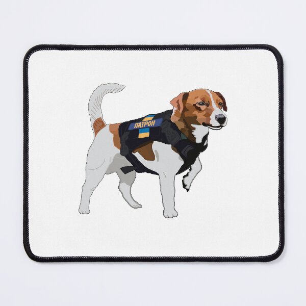 Item preview, Chernihiv dog Patron DSNS Ukrainian Jack Russell Terrier designed and sold by Aide.