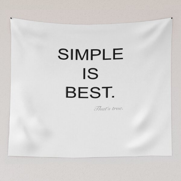 Item preview, Lo simple es lo mejor, eso es cierto. designed and sold by marielhvc.