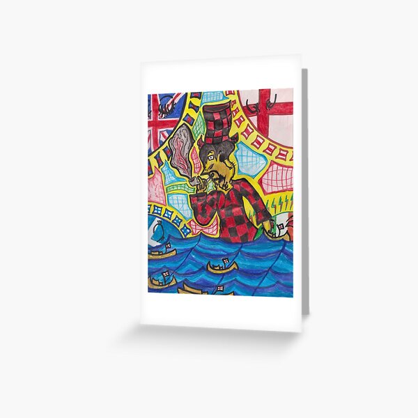 The Pentacles of Great Britain Greeting Card