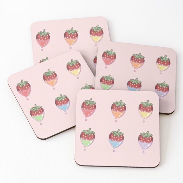 Item preview, Rainbow Candy-Coated Strawberries designed and sold by shahdraws.