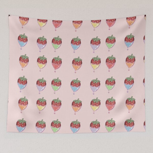 Item preview, Rainbow Candy-Coated Strawberries designed and sold by shahdraws.