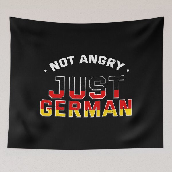 Item preview, Not Angry Just German - Deutschland Voice Germany Europe designed and sold by fultond.