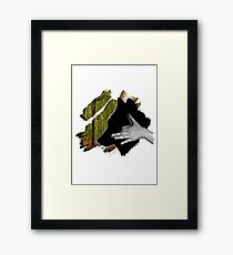 HUNT Framed Print
