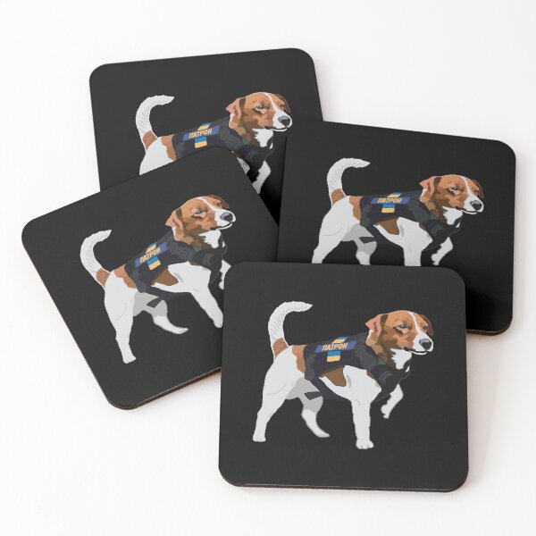 Item preview, Chernihiv dog Patron DSNS Ukrainian Jack Russell Terrier designed and sold by Aide.