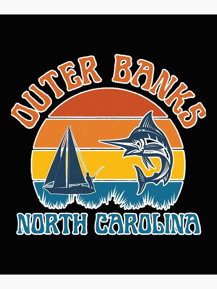 "Outer Banks North Carolina Marlin" Poster for Sale by ManTaiCVS