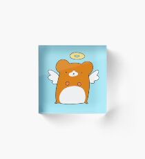 Angel Hamster Acrylic Block