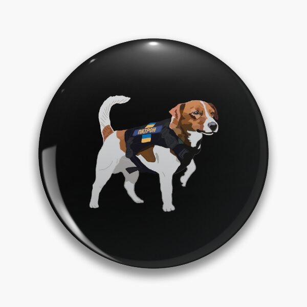 Item preview, Chernihiv dog Patron DSNS Ukrainian Jack Russell Terrier designed and sold by Aide.