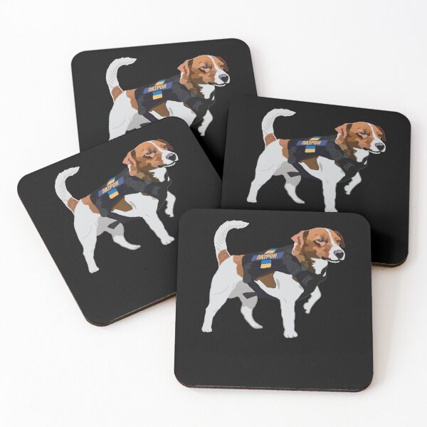 Item preview, Chernihiv dog Patron DSNS Ukrainian Jack Russell Terrier designed and sold by Aide.