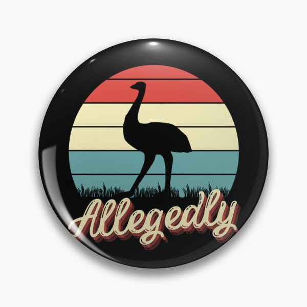 Item preview, Allegedly Ostrich Classic | Funny Ostrich Memes  designed and sold by chetan786.