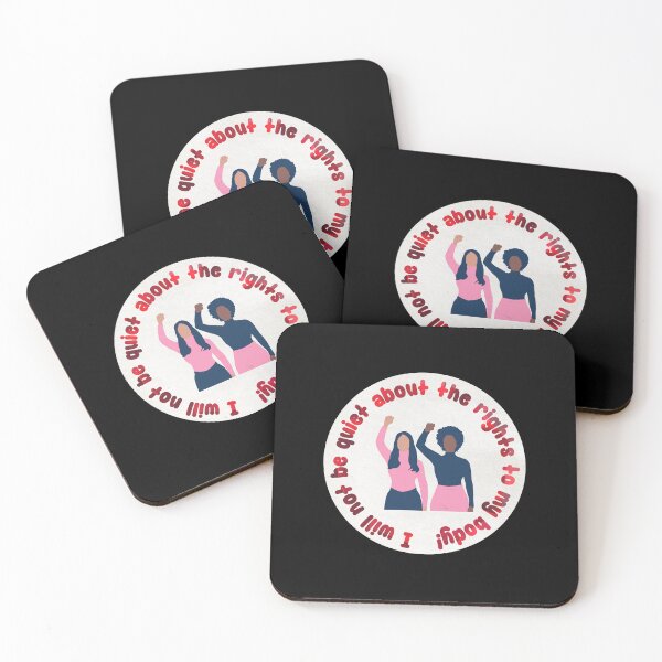 Item preview, I will not be quiet about the rights to my body red designed and sold by Zevy-Darling.