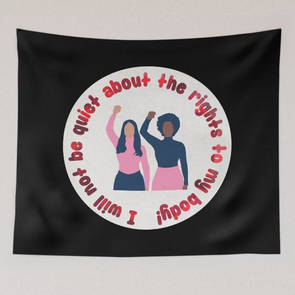 Item preview, I will not be quiet about the rights to my body red designed and sold by Zevy-Darling.