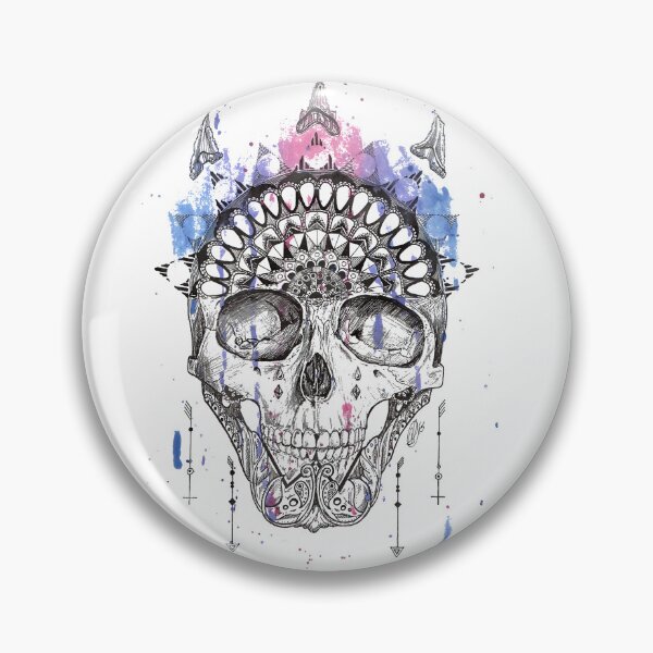 Item preview, Watercolor Skulldala designed and sold by PathosArt.