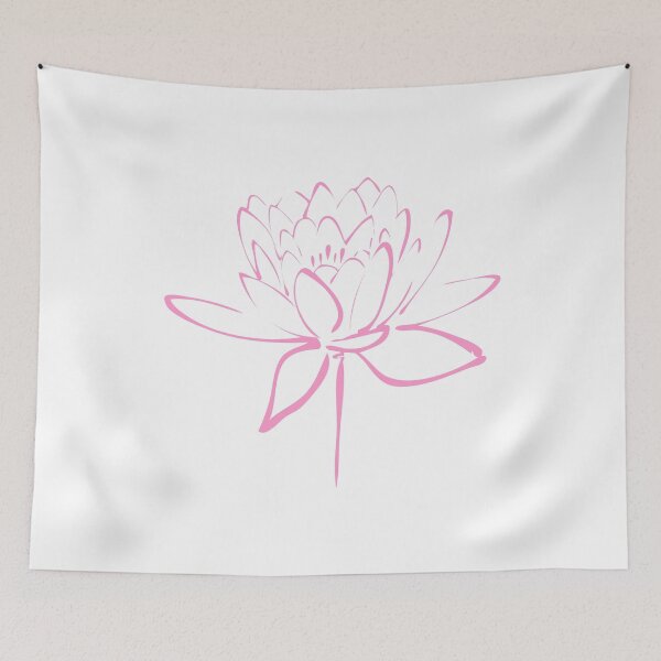 Item preview, Lotus Flower Calligraphy (Pink) designed and sold by Makanahele.