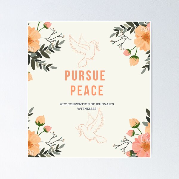 Item preview, Pursue Peace designed and sold by FilPardillaArt.