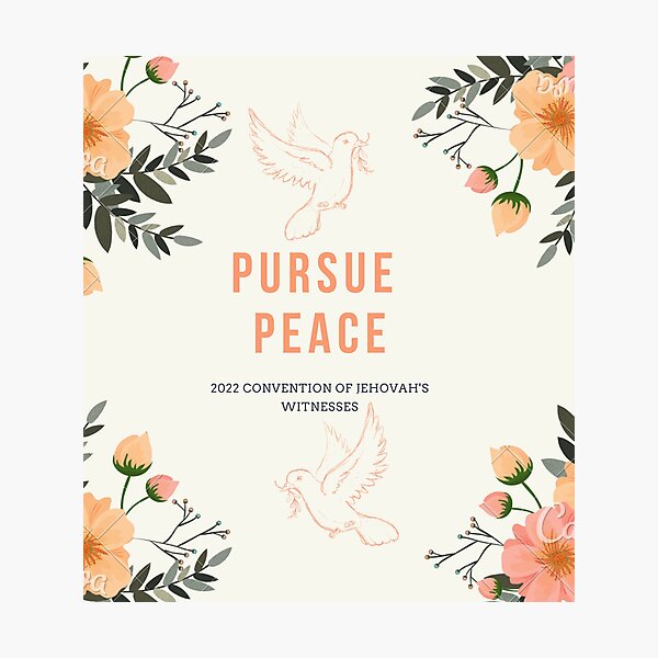 Item preview, Pursue Peace designed and sold by FilPardillaArt.