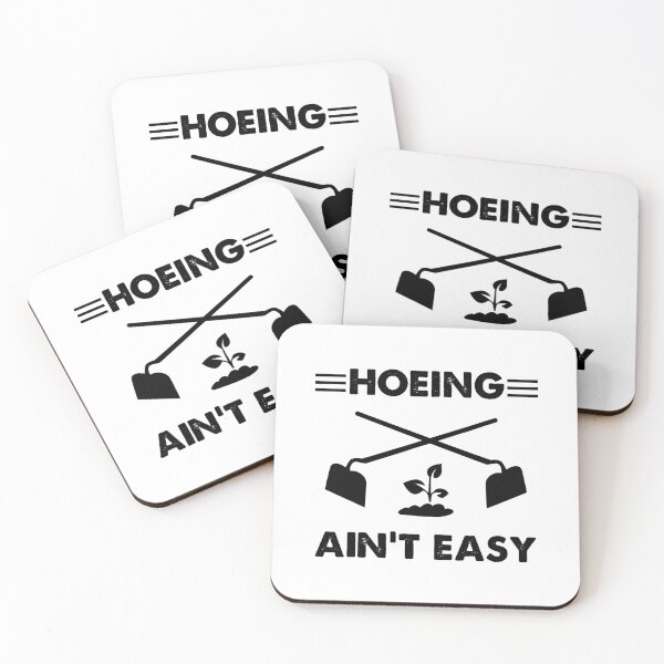 Item preview, Hoeing Ain't Easy Funny Gardening Garden designed and sold by tamara-art.