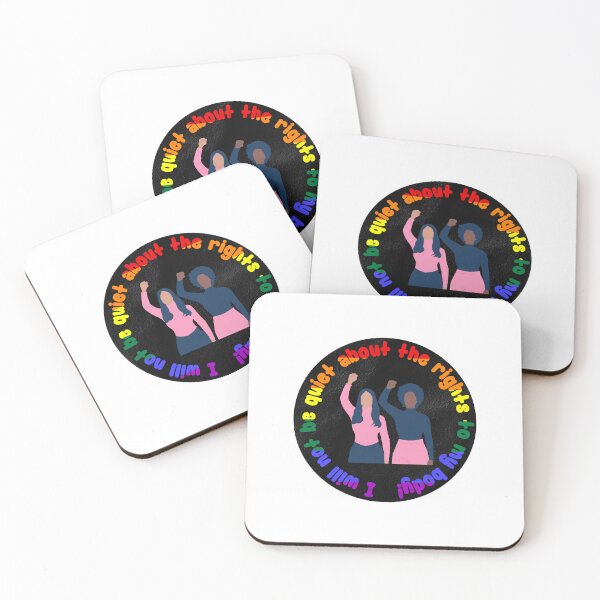 Item preview, I will not be quiet about the rights to my body pride flag colors designed and sold by Zevy-Darling.