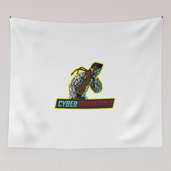 Item preview, CYBER GENERATION X cyborg man wearing black glasses designed and sold by LargeShop.