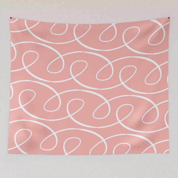 Item preview, Scribble - loop pink designed and sold by DumplingCo.
