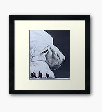 Eisbär Gerahmtes Wandbild