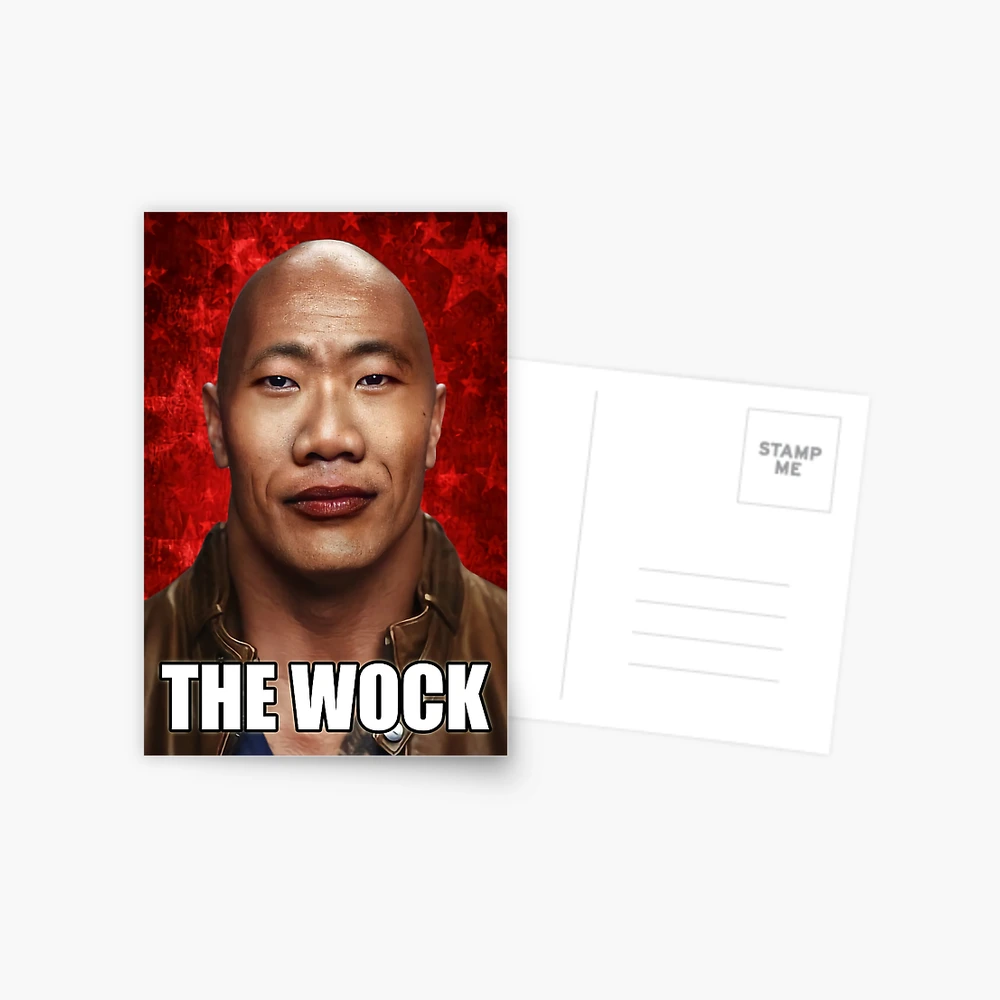 HQ The Wock Meme ( Asian Dwayne the Wok Johnson / John Xina social credit)  iPad Case & Skin for Sale by fomodesigns