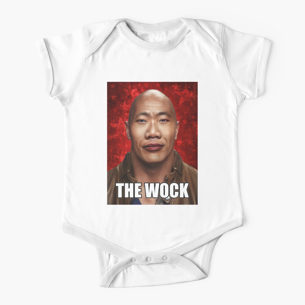 HQ The Wock Meme ( Asian Dwayne the Wok Johnson / John Xina social credit)  iPad Case & Skin for Sale by fomodesigns