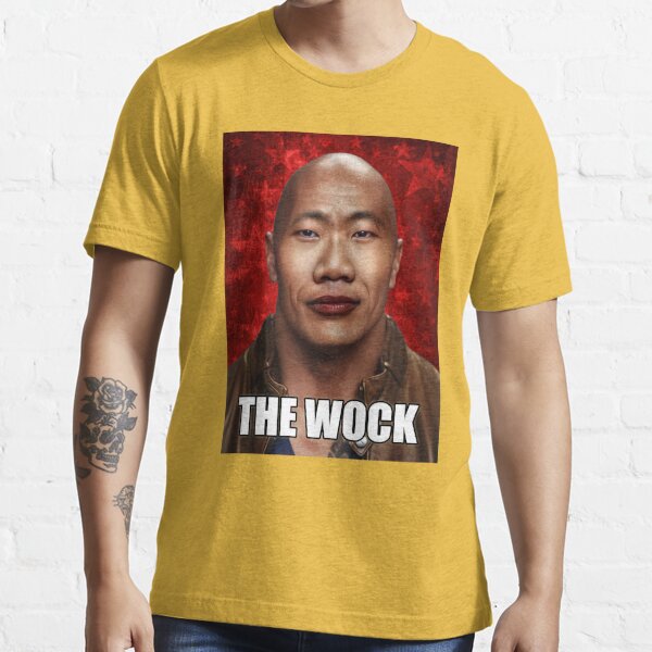 HQ The Wock Meme ( Asian Dwayne the Wok Johnson / John Xina social credit)  iPad Case & Skin for Sale by fomodesigns