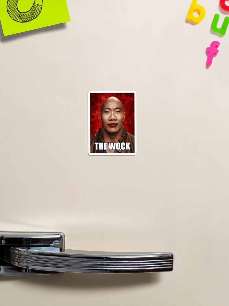 HQ The Wock Meme ( Asian Dwayne the Wok Johnson / John Xina social credit)  iPad Case & Skin for Sale by fomodesigns