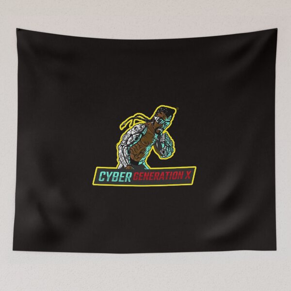 Item preview, CYBER GENERATION X handsome cyborg wearing black glasses designed and sold by LargeShop.