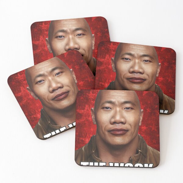 Item preview, HD The Wock Meme ( Dwayne the Wok Johnson / John Xina chinese social credit Bing Chilling) designed and sold by fomodesigns.