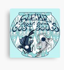 We're just two lost souls swimming in a fish bowl Canvas Print