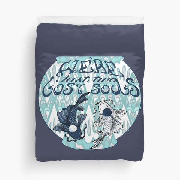 We're just two lost souls swimming in a fish bowl Duvet Cover