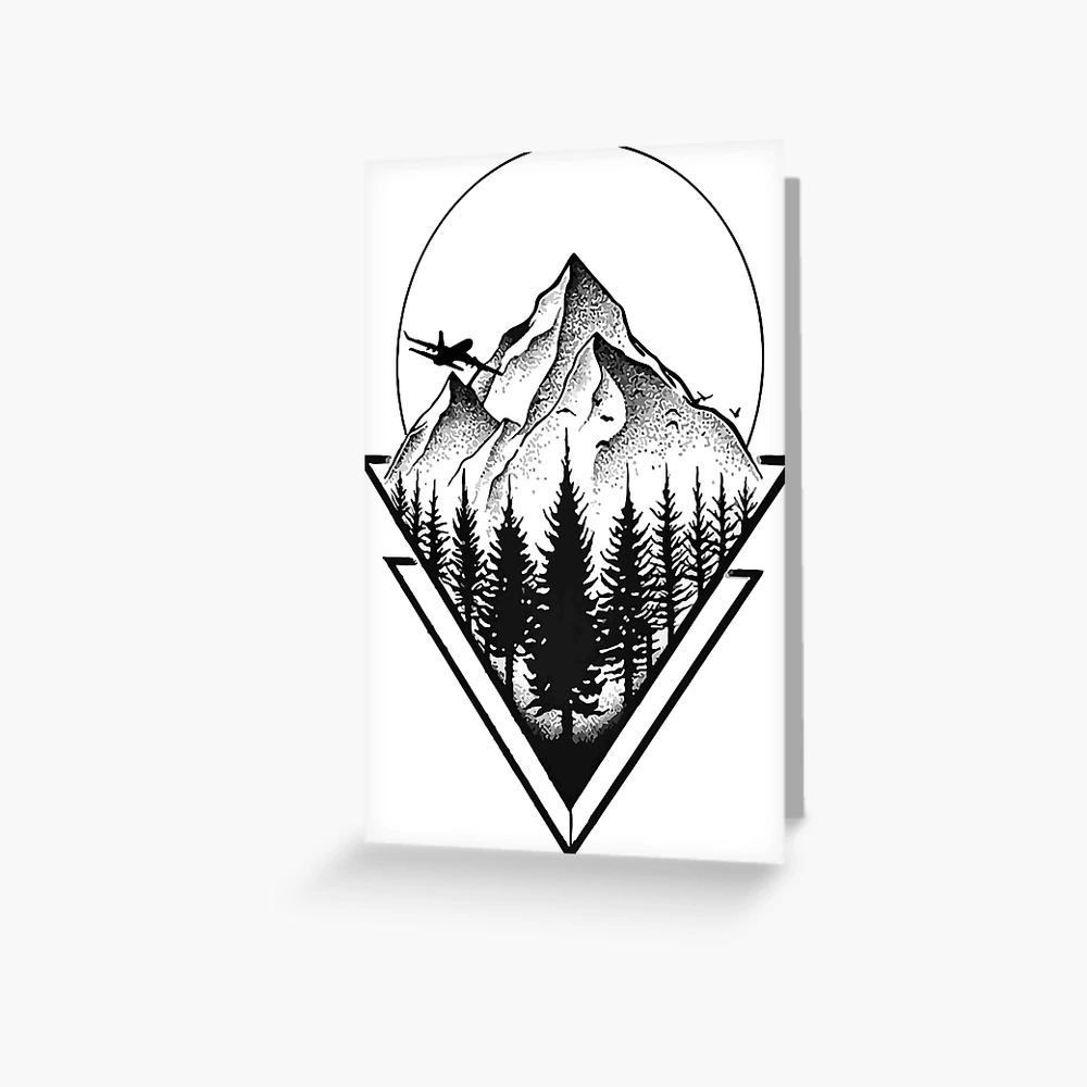 82 Mountain Tattoo Ideas Created with AI | artAistry – artAIstry