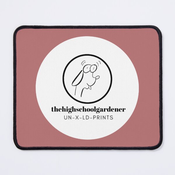 Item preview, Soft Red Circle thehighschoolgardener Official designed and sold by UN-X-LD-Prints.